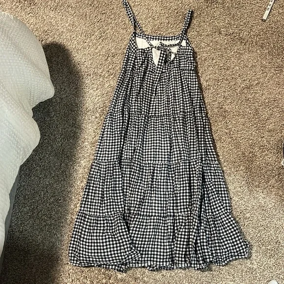 Abercrombie gingham midi dress - Picture 5 of 9